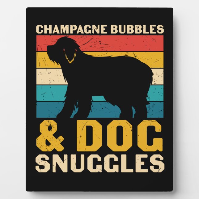 champagne bubbles plaque (Front)