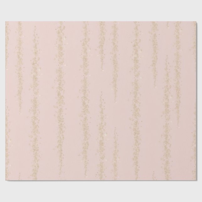 Champagne Bubbles Wrapping Paper (Flat)