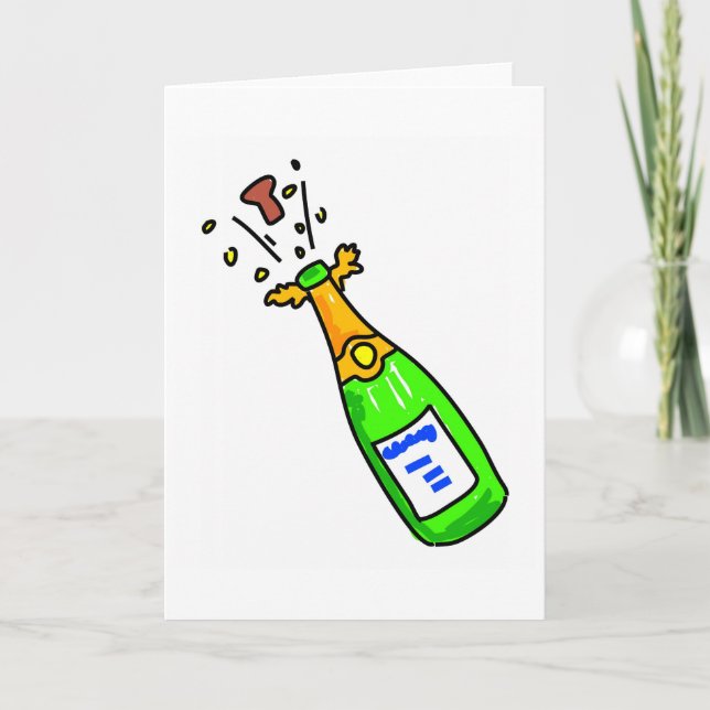 champagne card (Front)