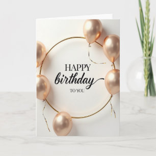 Champagne Celebration Card