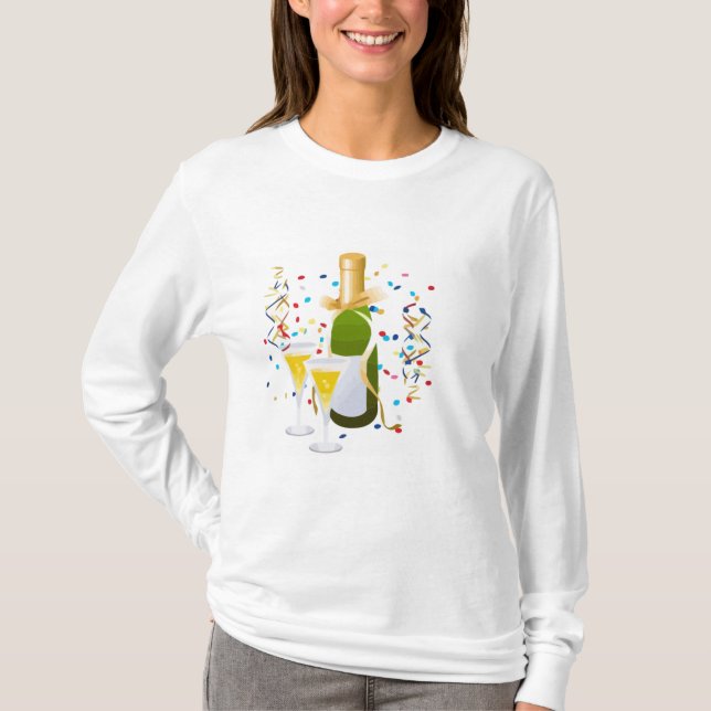 Champagne Celebration T-Shirt (Front)