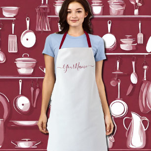 Champagne colour-elegant  personalised apron