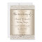 Champagne Damask Glitter Monogram Elegant Wedding