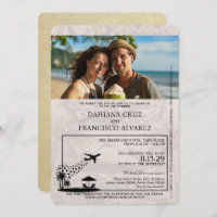 Champagne Dominican Republic Passport Wedding