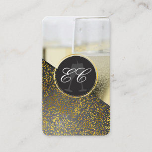 Champagne Events and Celebrations Business Card