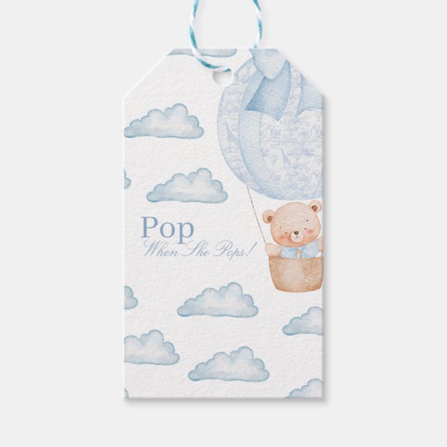 Champagne Favour Tag (Front)