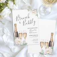 Champagne Floral Brunch And Bubbly Bridal Shower