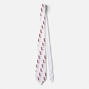 Champagne Flute Glass and Corkscrew Stiletto Shoe Tie