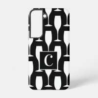Champagne flute glass pattern Samsung Galaxy S22