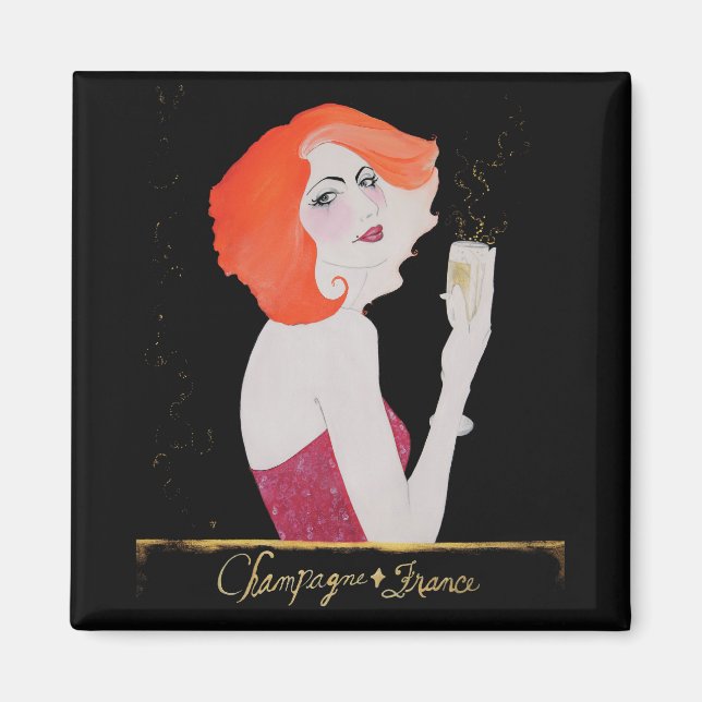 Champagne France, Magnet (Front)