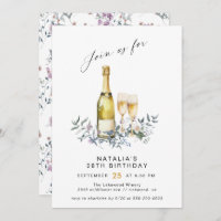 Champagne Garden | Cute Any Age Women's Birthday