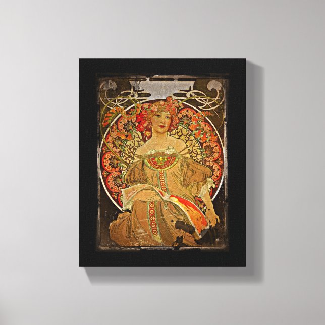 Champagne GIrl c1897 Canvas Print (Front)