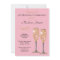 Champagne Glam Birthday Invitation Pink Gold Black