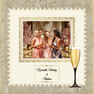 Champagne Glass Sticker