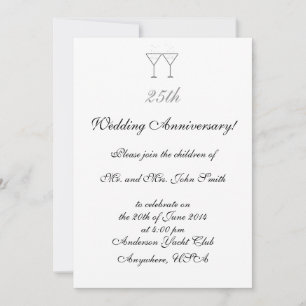 "Champagne Glasses" Invitations