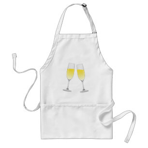 Champagne Glasses Standard Apron