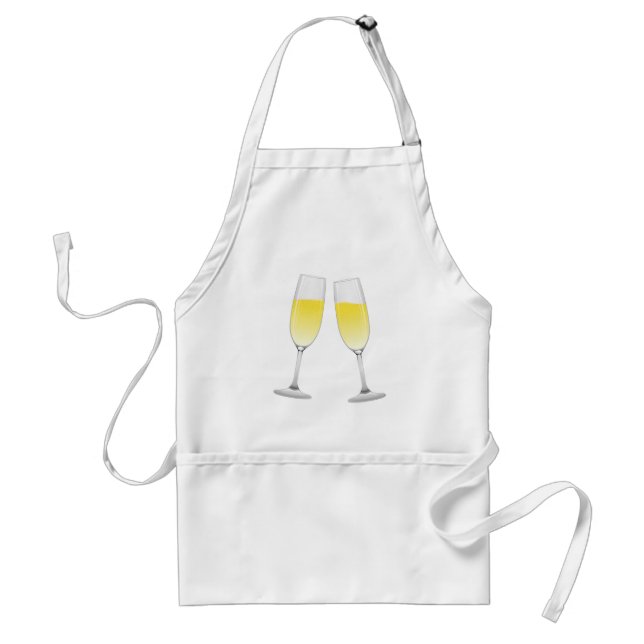 Champagne Glasses Standard Apron (Front)