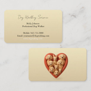 Champagne Glitter Business Card Background