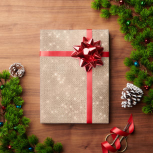 Champagne Gold Glam Sparkle Glitz  Wrapping Paper