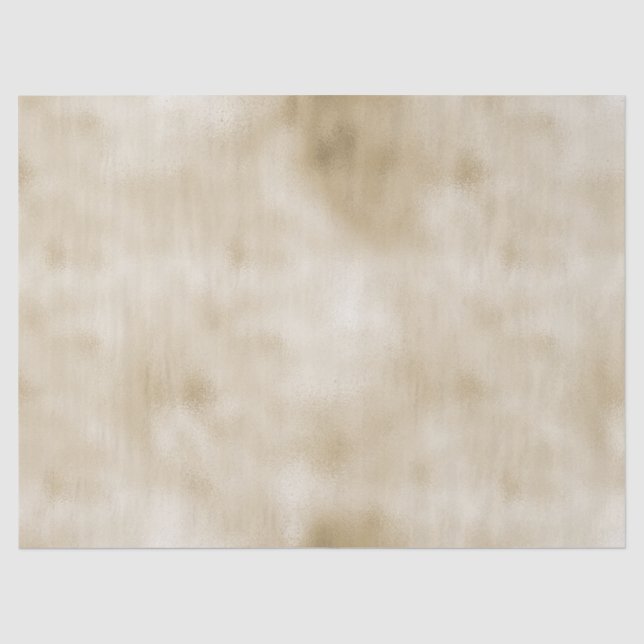 Champagne Gold Glam Wedding Tissue Paper (Front)