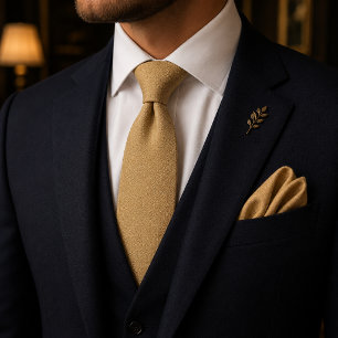 Champagne Gold Quiet Luxury Tie