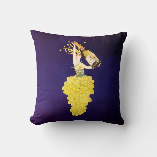 Champagne Grapes Cushion (Front)