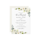 Champagne Green Watercolor Floral Wedding