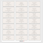 Champagne Guest Address Labels<br><div class="desc">These champagne guest address labels are perfect for your rustic winter wedding. The forest green font along with champagne pink background is sure to bring your boho Christmas theme together. Make sure to look through the rest of the collection to complete your wedding suite!</div>