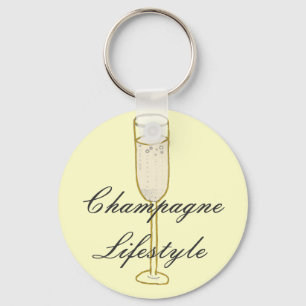 Champagne Lifestyle Key Ring