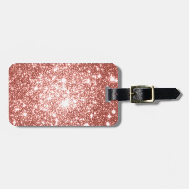 Champagne Luggage Tag (Front Horizontal)