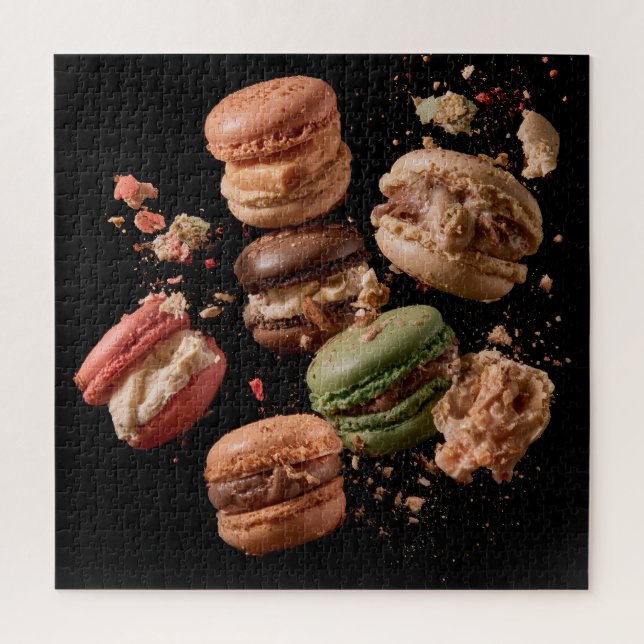 Champagne & Macarons Jigsaw Puzzle (Vertical)