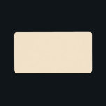 Champagne Metallic Solid Colour | Classic | Elegan Label<br><div class="desc">Champagne Metallic Solid Colour | Classic | Elegant | Trendy | Stylish | Gift</div>
