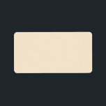 Champagne Metallic Solid Colour | Classic | Elegan Label<br><div class="desc">Champagne Metallic Solid Colour | Classic | Elegant | Trendy | Stylish | Gift</div>