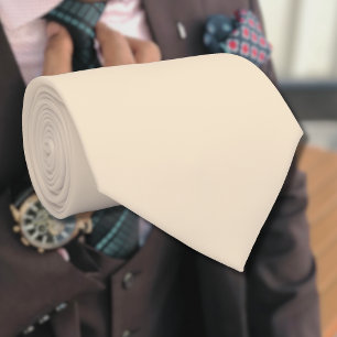 Champagne Metallic Solid Colour   Classic   Elegan Tie