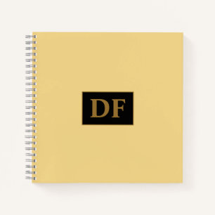 Champagne Monogrammed Notebook