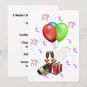 Champagne New Years   Holiday Card