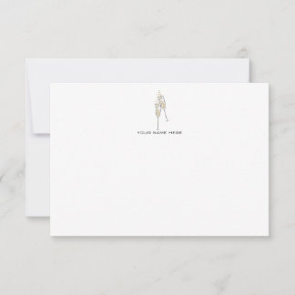Champagne Notecard