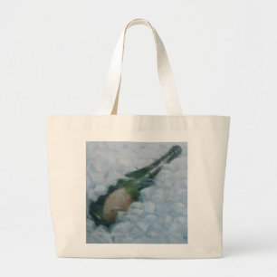 Champagne on ice 2012 large tote bag