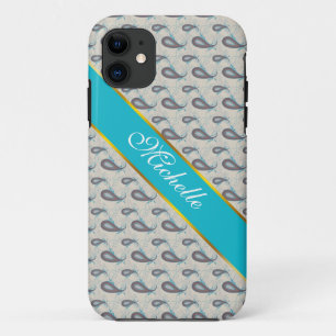 Champagne Paisley Pattern Case-Mate iPhone Case