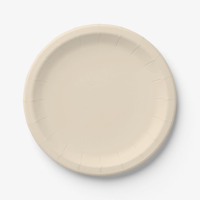 Champagne Paper Plate (Front)