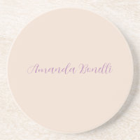 Champagne Pink Plain Simple Minimalist Modern