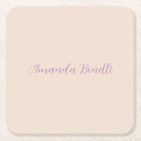 Champagne Pink Plain Simple Minimalist Modern