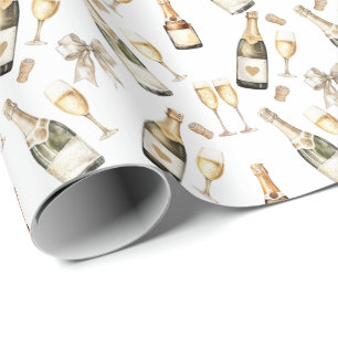 Champagne Prosecco Lover Wrapping Paper