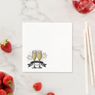 Champagne Ribbon Napkin