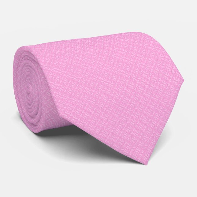 Champagne Rose Tie (Rolled)