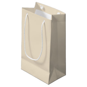 Champagne Solid Colour Small Gift Bag