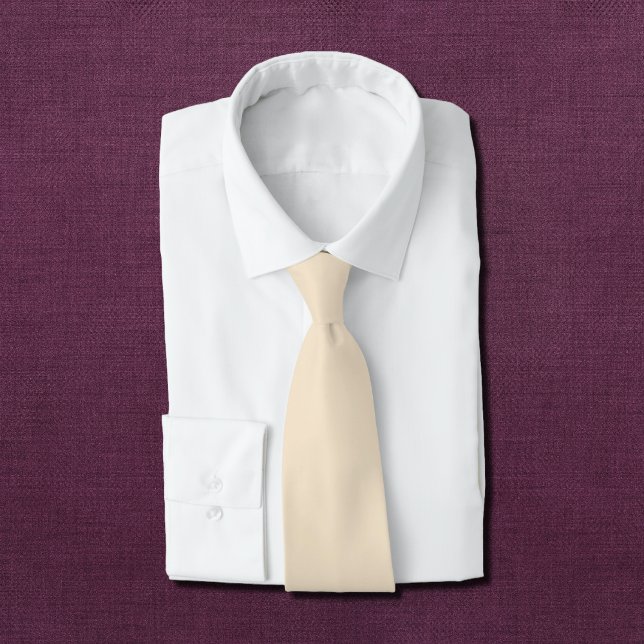 Champagne- solid colour tie (Creator Uploaded)
