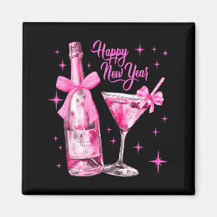 Champagne Swea Martini Coquette Happy New Year Par Magnet