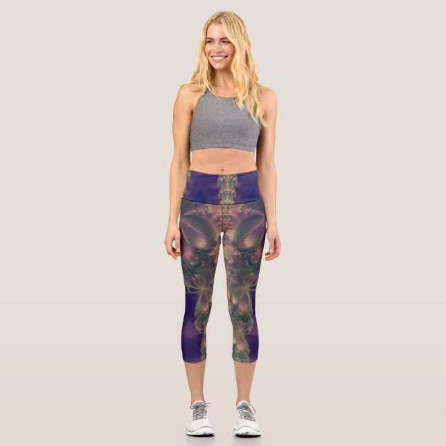  Champagne Toast Capri Leggings (Front)