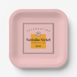 Champagne Toast Paper Plate